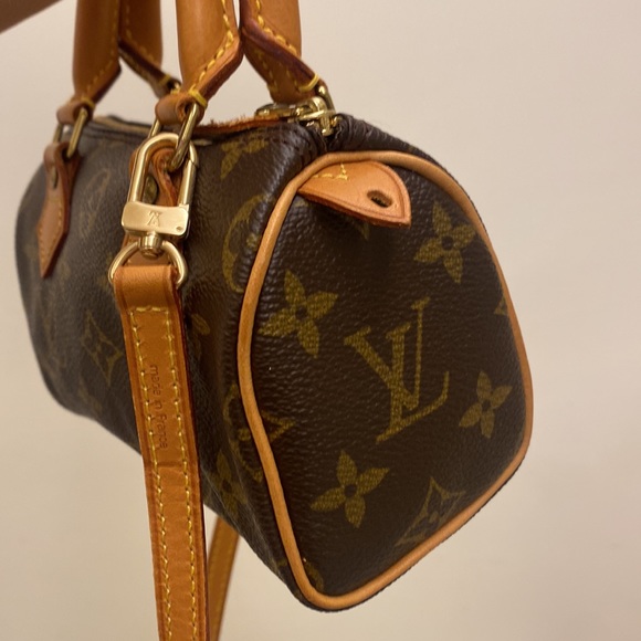 Louis Vuitton mini speedy mini HL monogram vintage comes with strap authentic - Picture 3 of 11